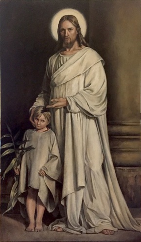 Shannon Christensen copy of Carl Bloch's painting Christ and Child