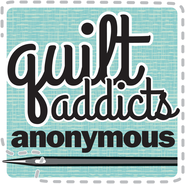 Stephanie Sobbing Quilt Addicts Anonymous Logo