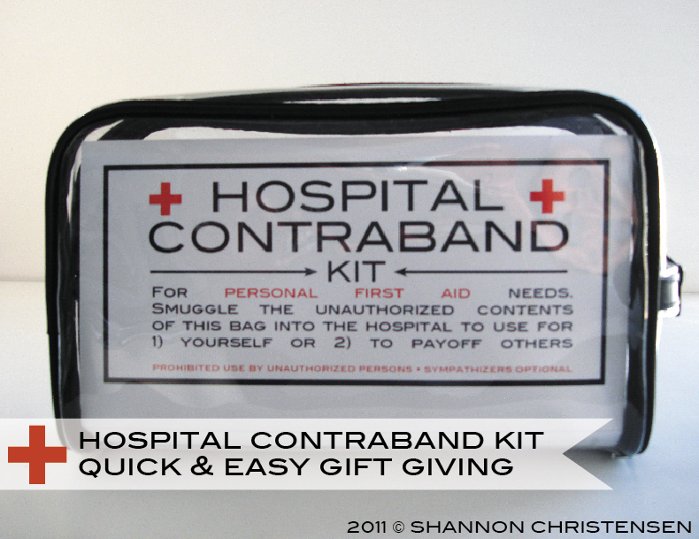 hospital contraband kit shannonsstudio.com