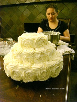shannonsstudio.com rose wedding cake