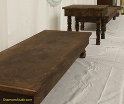 ShannonsStudio.com DIY Wedding Table Pedestals