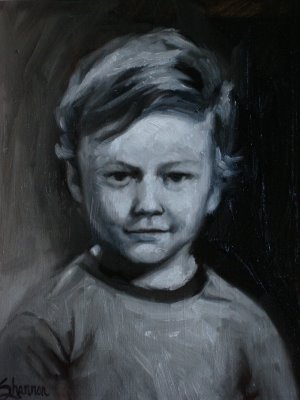 Oil painting of Jared by Shannon Christensen - ShannonsStudio.com