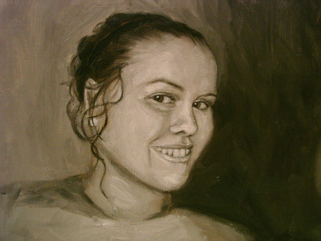 Oil Painting 50th Birthday Portraits by Shannon Christensen
