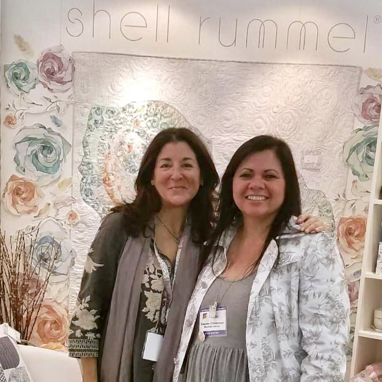 Shannon's Studio at Fall Quilt Market 2017 with Shell Rummel