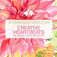 Shannon's Studio Creative Heartbeats Newsletter Signup